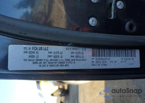 2018 Dodge Challenger Sxt z USA, uszkodzony, nr VIN 2C3CDZAGXJH271571